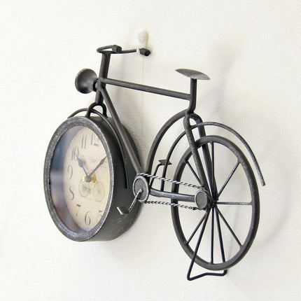 Reloj de pared vintage forma bicicleta