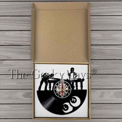 Reloj de pared vinilo tema billar