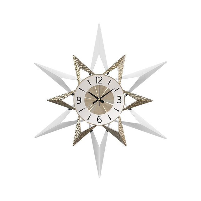 Reloj de pared con forma de estrella