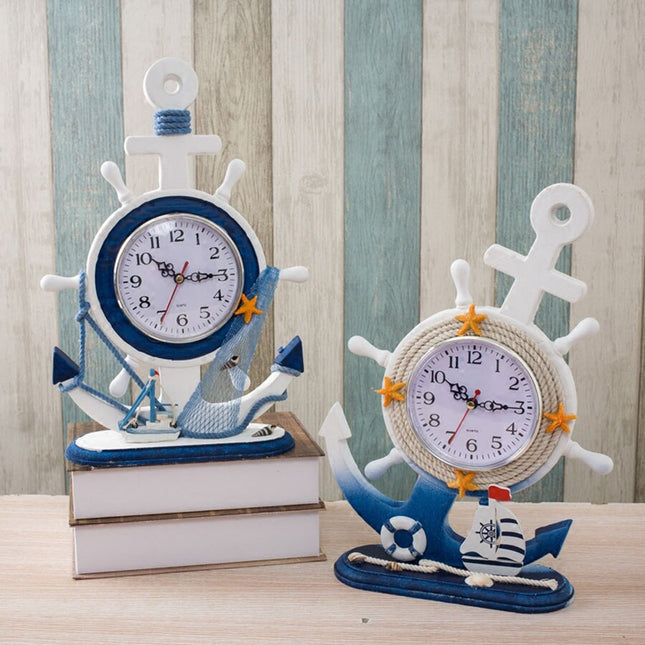 Reloj de sobremesa decorativo estilo náutico