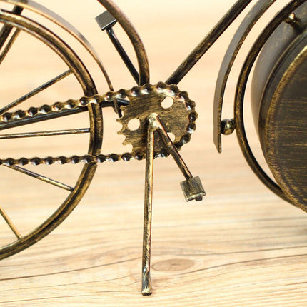 Reloj de sobremesa original bicicleta vintage