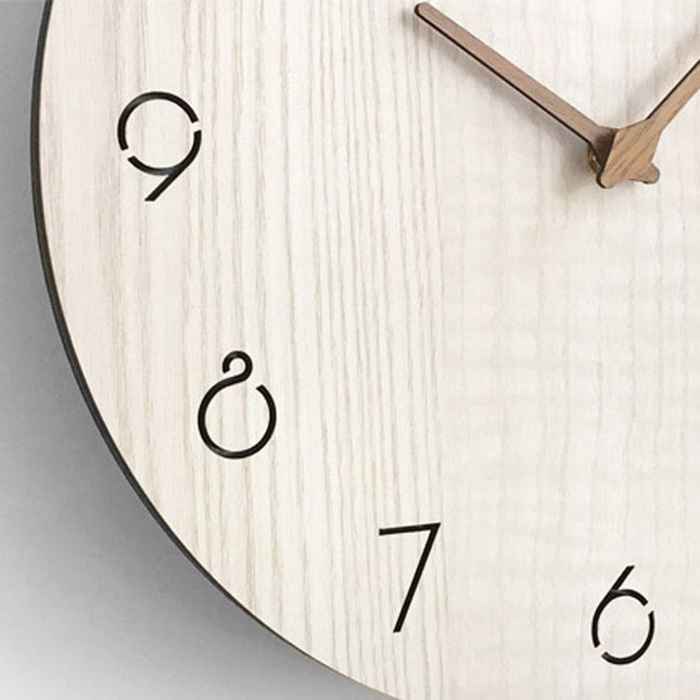 Reloj de pared redondo estilo nórdico