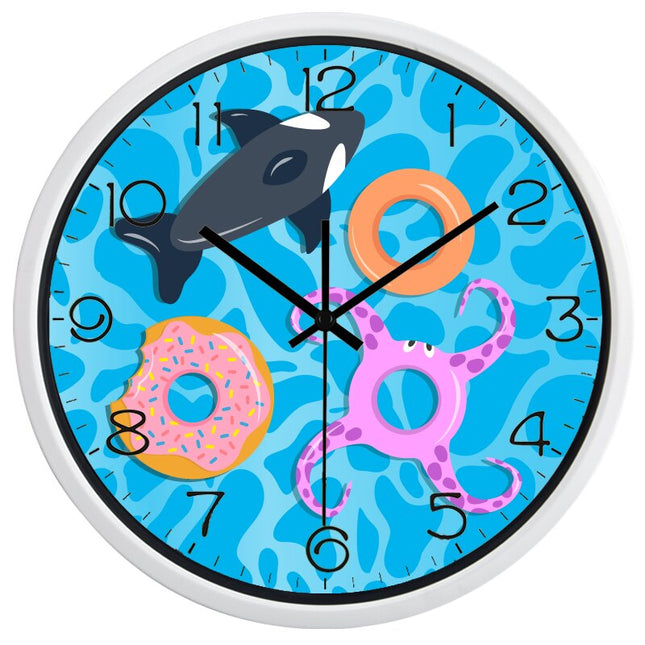 Reloj de pared infantil tema verano