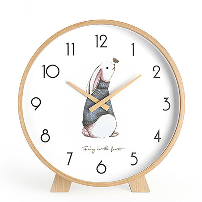 Reloj de sobremesa madera estilo nórdico