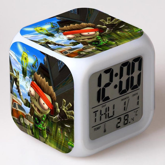 Despertador Cubo Temático Zombies para Niños