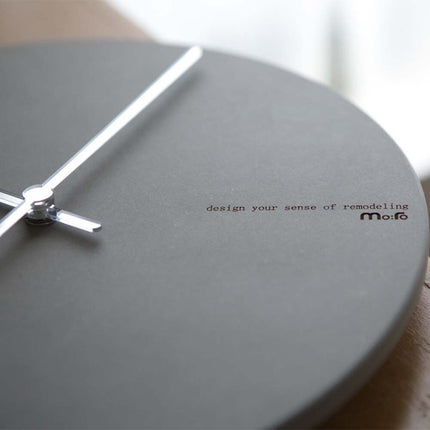 Reloj de pared nórdico color antracita