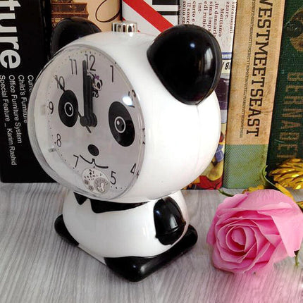 Reloj despertador infantil con diseño panda