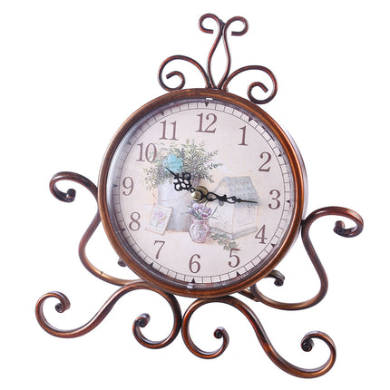 Reloj de sobremesa vintage forja París