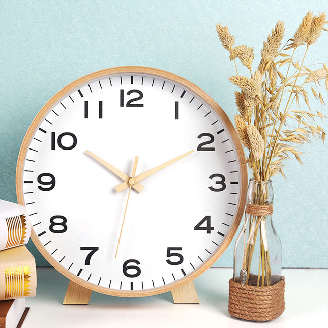 Reloj de sobremesa madera estilo nórdico