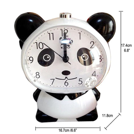 Reloj despertador infantil con diseño panda