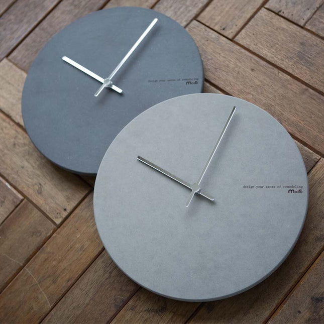 Reloj de pared nórdico color antracita