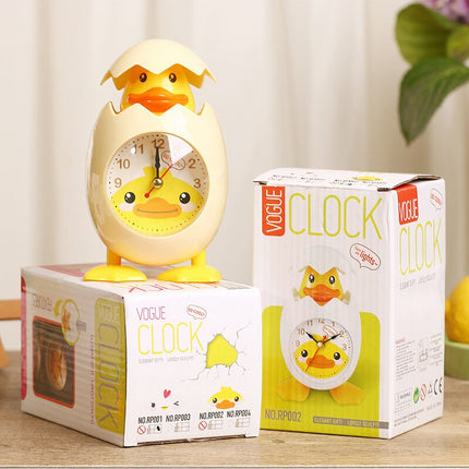 Despertador infantil pollito saliendo del huevo