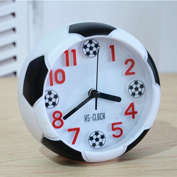Reloj despertador con diseño balón fútbol