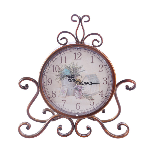 Reloj de sobremesa vintage forja París