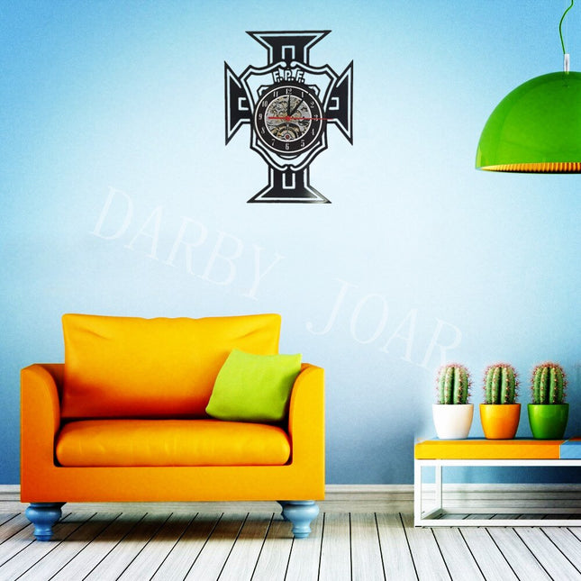 Reloj de vinilo escudo de Portugal