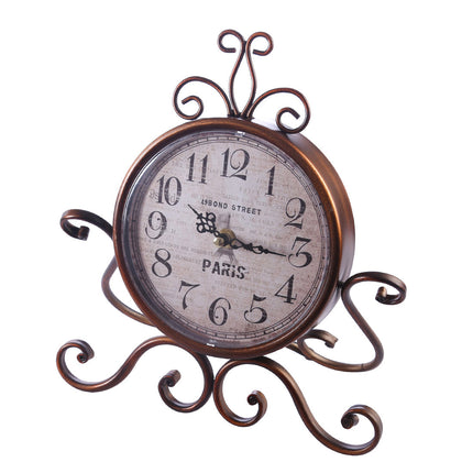 Reloj de sobremesa vintage forja París