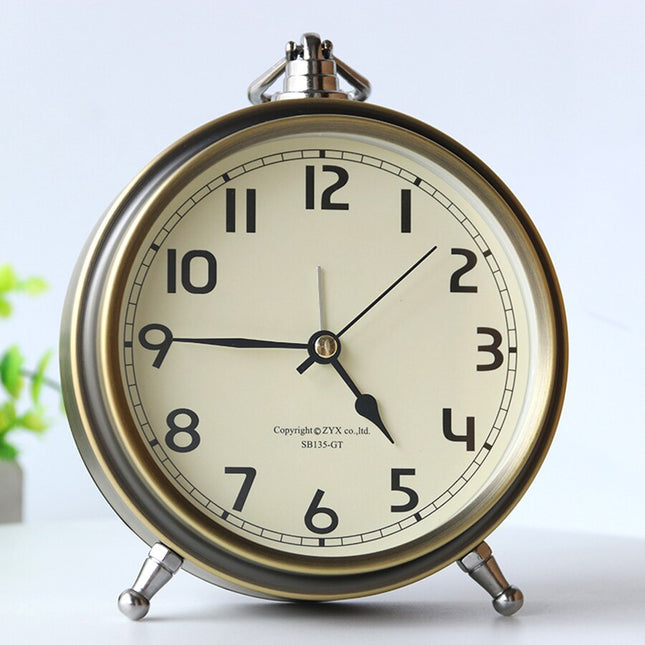 Reloj despertador de mesa estilo antiguo