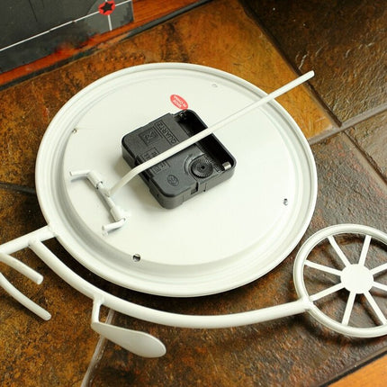 Reloj de sobremesa vintage bicicleta antigua