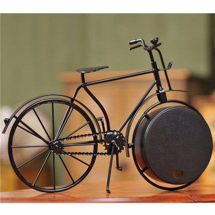 Reloj de sobremesa original bicicleta vintage