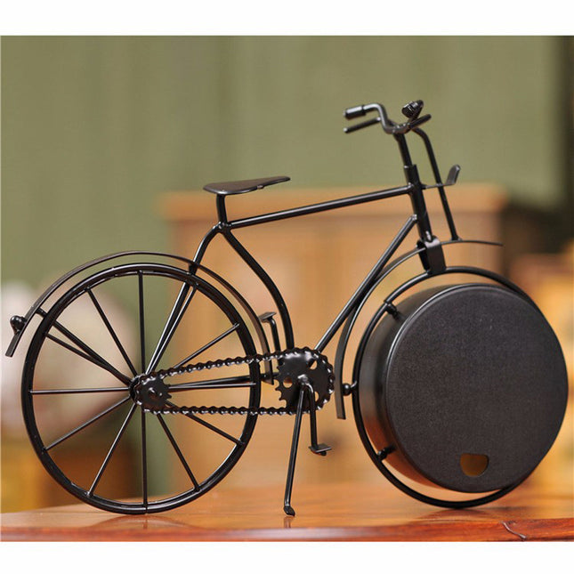 Reloj de sobremesa original bicicleta vintage