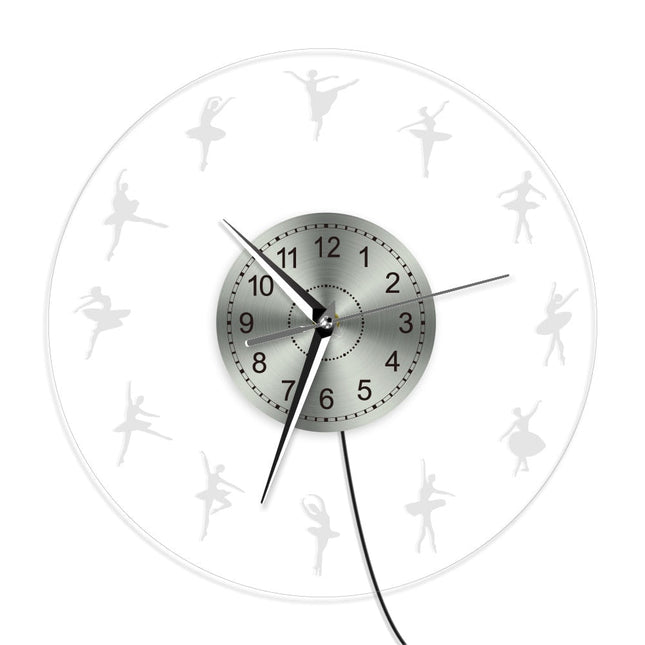 Reloj de pared LED con bailarinas