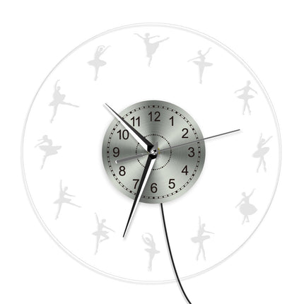 Reloj de pared LED con bailarinas