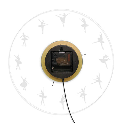 Reloj de pared LED con bailarinas