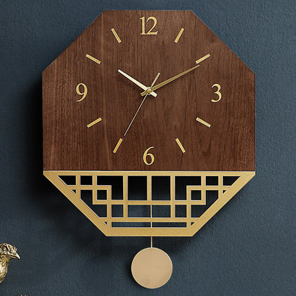 Reloj de pared madera diseño japonés