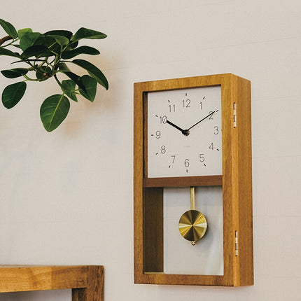 Reloj de sobremesa de madera péndulo