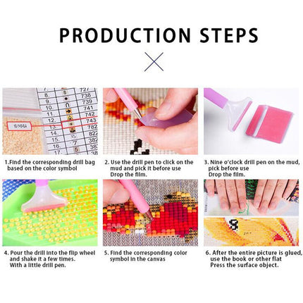 Reloj de pared rústico con flores