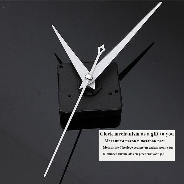 Reloj de pared rústico con flores