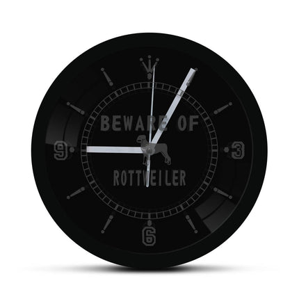 Reloj de pared LED perro Rottweiler
