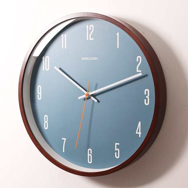 Reloj de pared nórdico moderno azul