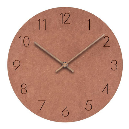 Reloj de pared redondo estilo minimalista