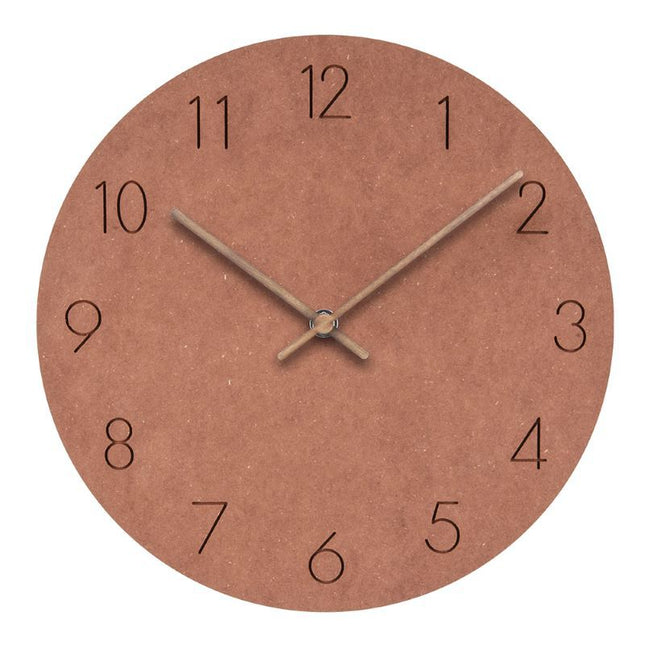 Reloj de pared redondo estilo minimalista