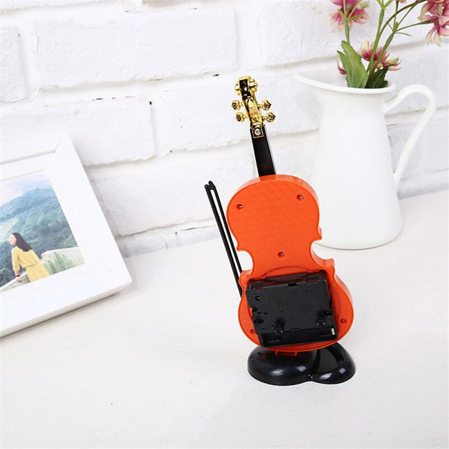Reloj de sobremesa original forma violín