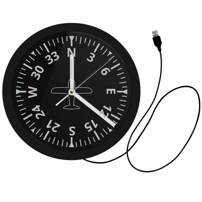 Reloj luminoso de pared para aviación
