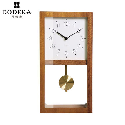 Reloj de sobremesa de madera péndulo