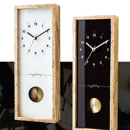 Reloj de sobremesa de madera péndulo