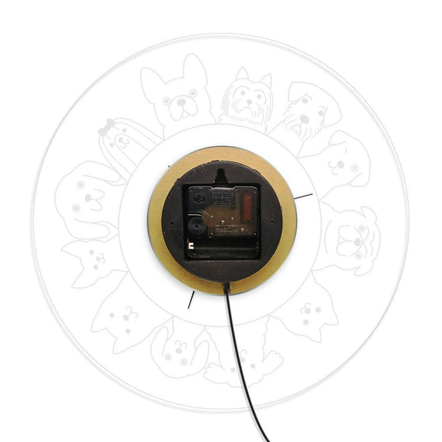 Reloj de pared luminoso razas de perros