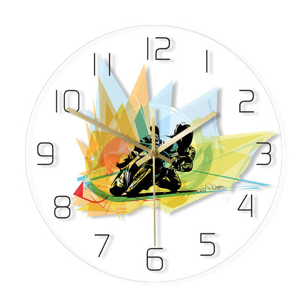 Reloj de pared LED para aficionados MotoGP
