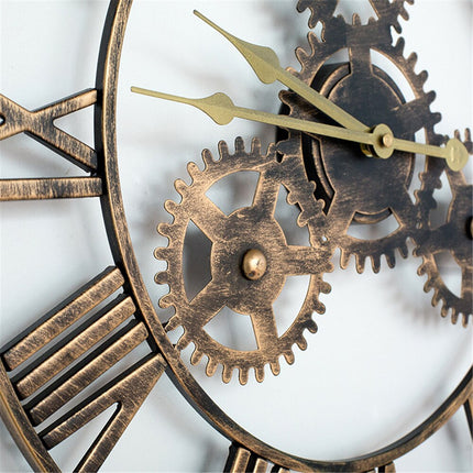 Reloj industrial grande números romanos