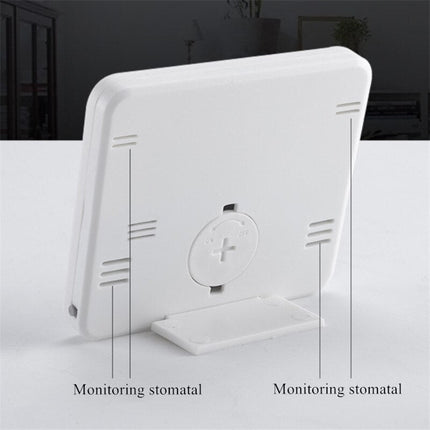 Reloj de mesa digital blanco