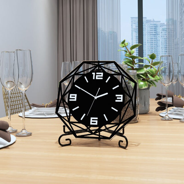 Reloj de sobremesa diseño geométrico moderno