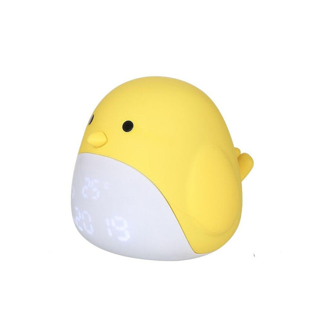 Despertador infantil pollito con luz nocturna