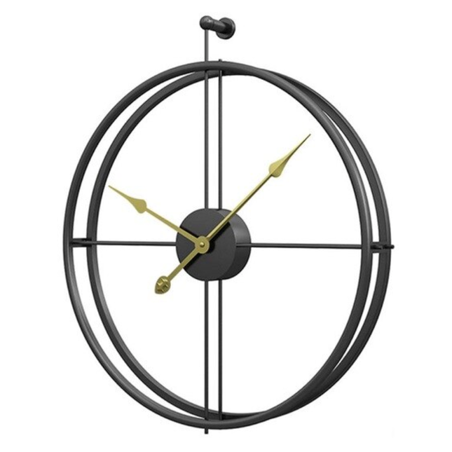 Reloj de pared metálico diseño nórdico