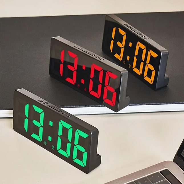 Reloj despertador digital LED de mesa