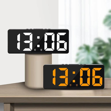 Reloj despertador digital LED de mesa