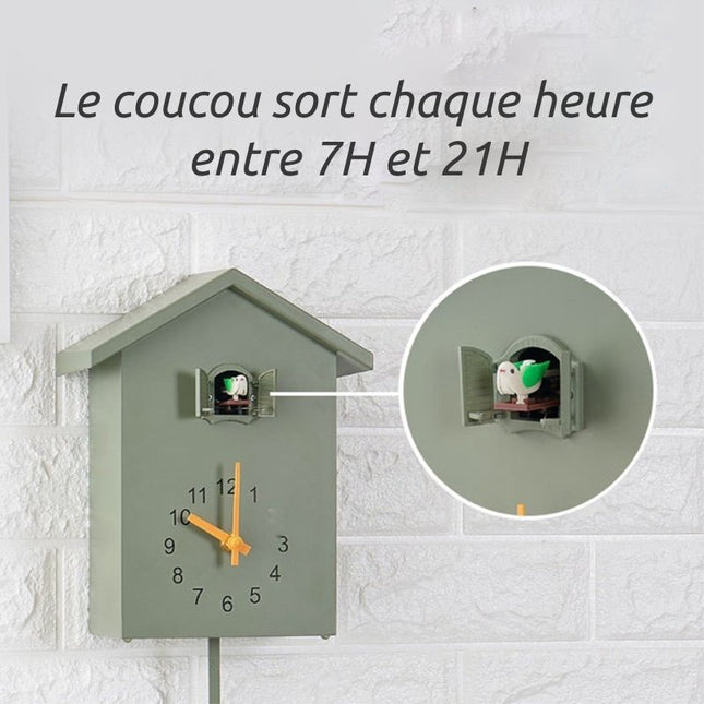 Reloj de pared de cuco moderno