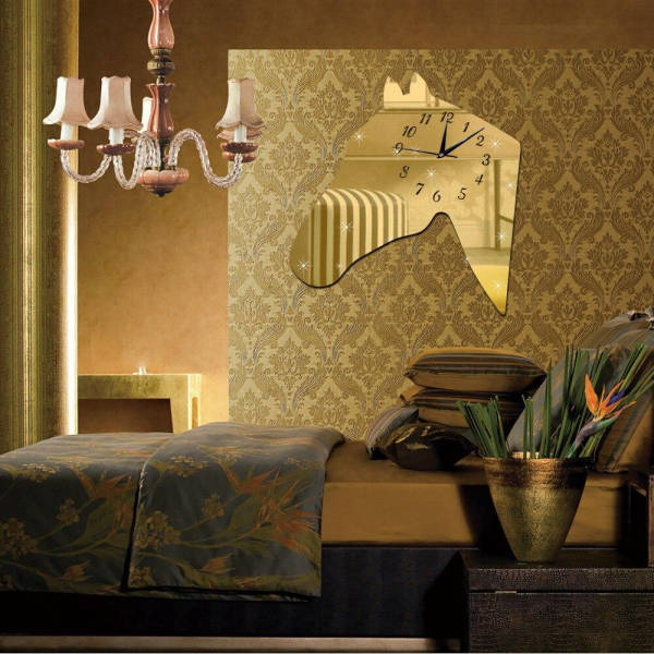 Reloj de pared espejo cabeza Caballo